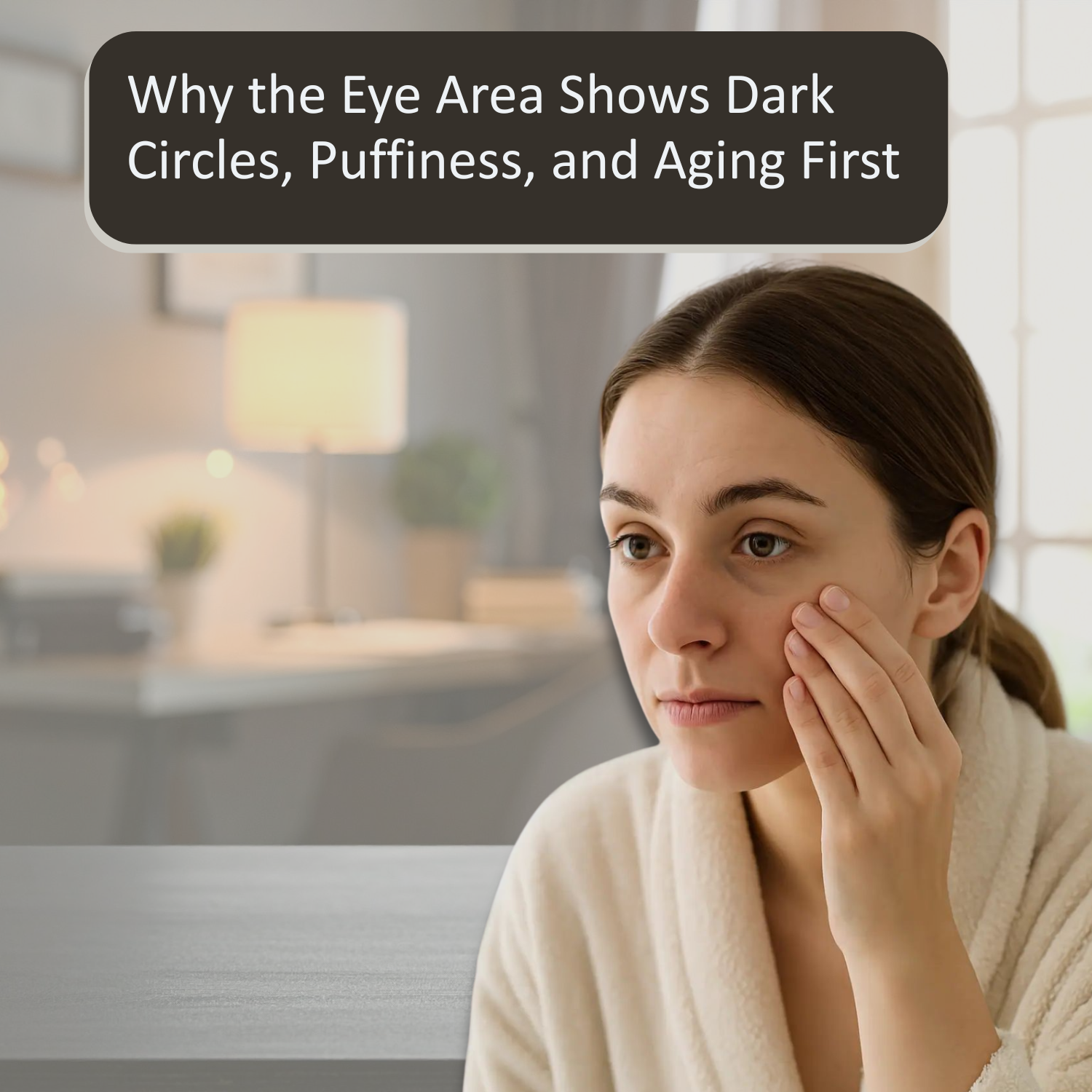 Why the Eye Area Shows Dark Circles and Ages First