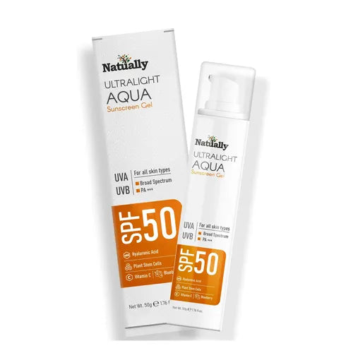 Natually Ultra Matte Aqua Sunscreen Gel SPF 50 PA+++