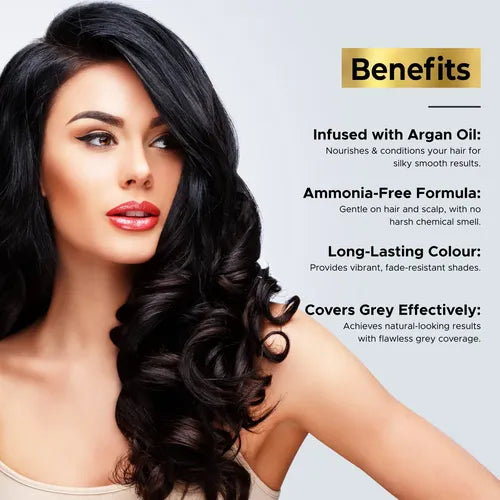 Natually Silk Shade -Argan Oil Hair Color Gel& Ammonia Free-500ml*2