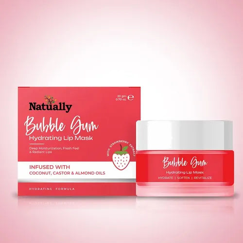 Bubblegum Lip Mask for Bright, Soft, Hydrated Lips
