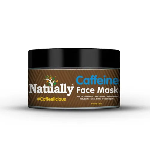 Natually Caffeine Face Mask with Coffee Extracts and Caffeine Powder