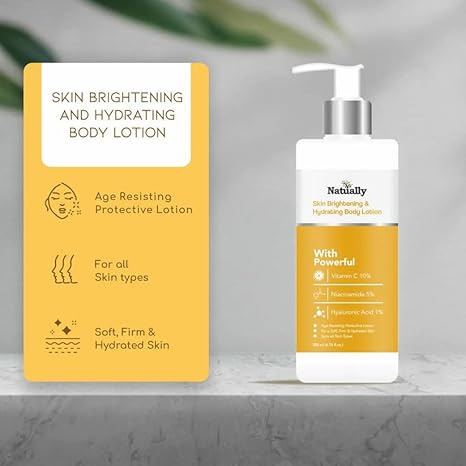 Natually Skin Brightening & Hydrating Body Lotion 200ml