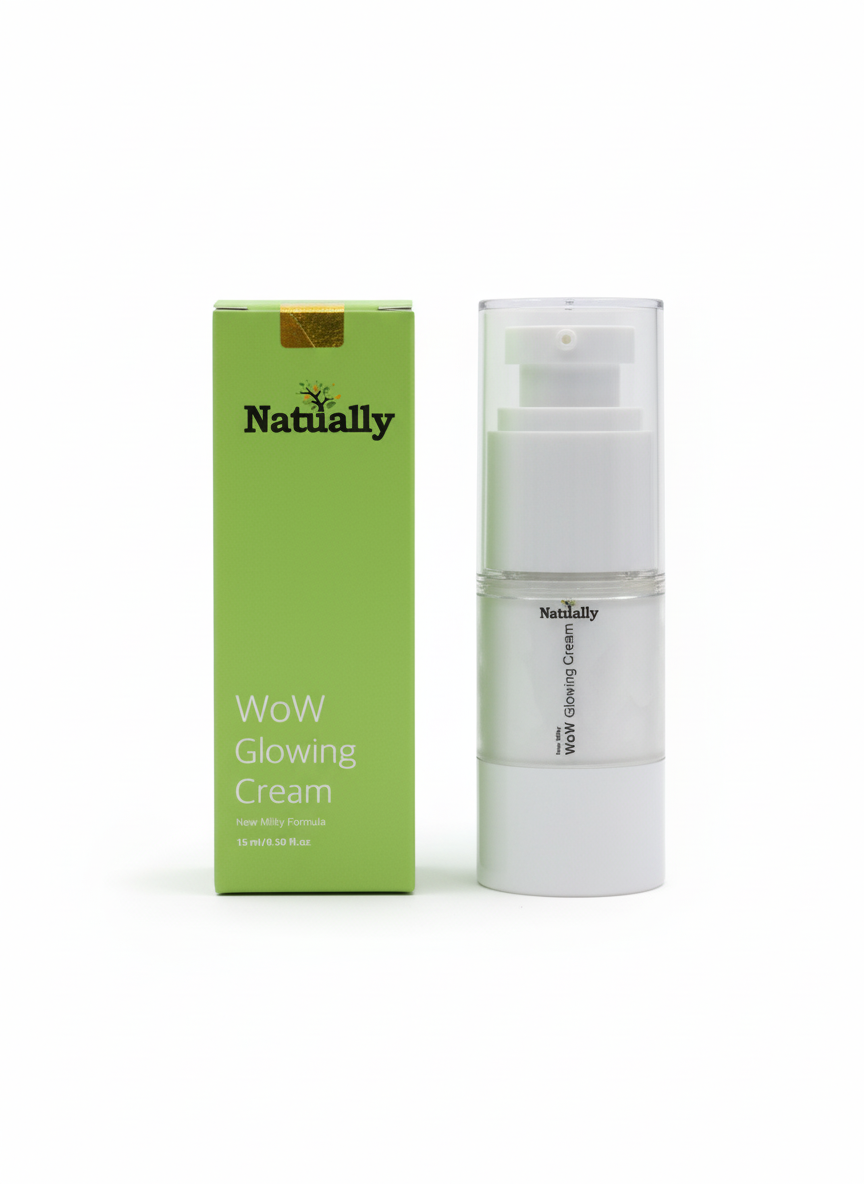 Natually WoW Glowing Cream 20g for Instant Skin Glow