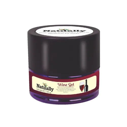 Natually Wine Gel - Relaxing & Rejuvenating Anti-Aging & Skin Brightening - 200g